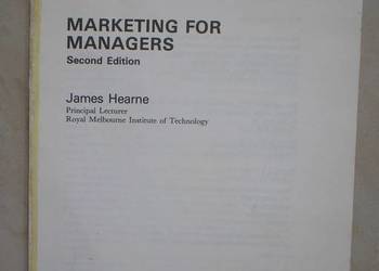 Marketing for Managers - James Hearne