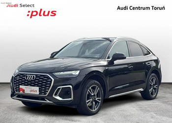 Audi Q5 Sportback MatrixLED_Kamera_3-strefy_Asystenci_ACC_Hak_Virtual_CarP…