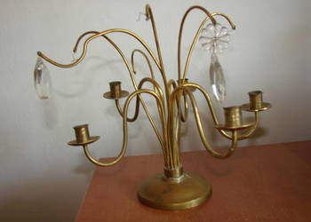 stary mosiężny świecznik stary mosiężny świecznik