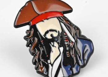 Jack Sparrow | 3 cm | Metal | Przypinka | Pirates of the Caribbean