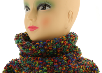 Komin Damski 100% Handmade Szalik-Komin na szyję