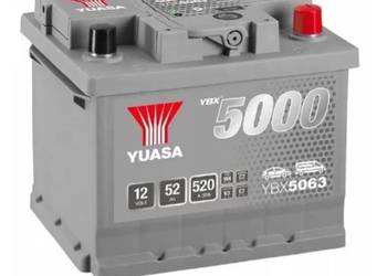 Akumulator 12V 52Ah 520A Yuasa Silver  Prawy Plus