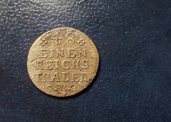 Stare monety 1/48 talara 1749 CHI Niemcy srebro