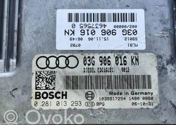 Audi A4 B7 2.0TDI STEROWNIK KOMPUTER SILNIKA ECU 0281013293 03G906016KN EU