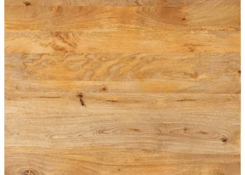 Blat stołu z naturalną krawędzią 90x80x25 cm drewno mango WM-370459