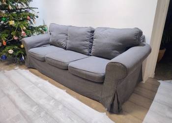 Sofa 3 osobowa EKTORP ciemno szary IKEA