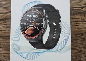 SMARTWATCH ZEGAREK MĘSKI EKG POMIAR CUKRU HRV ROZMOWY MENU PL