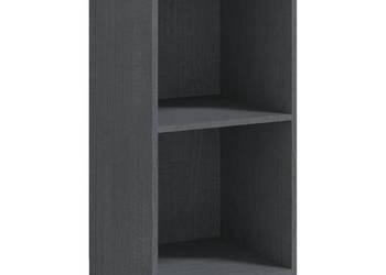 Szafka boczna szara 355x335x76 cm lite drewno sosnowe WM-809932