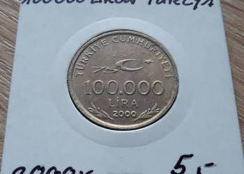100 000 Lirów Turcja 2000 r. 100 000 Lirów Turcja 2000 r.