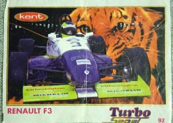 Renault F3 obrazek z gumy Turbo Sport 92