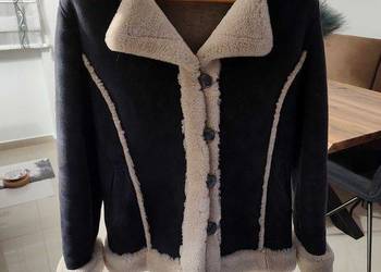 Kożuch damski ze skóry i wełny owczej M/L