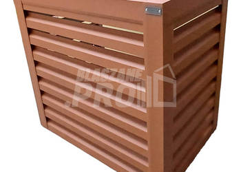 Osłona klimatyzatora - pompy ciepła 100x50x110 cm jasny brąz GP308