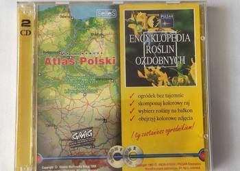 Atlas Polski,encyklopedia roślin ozdobnych Box 2 x cd