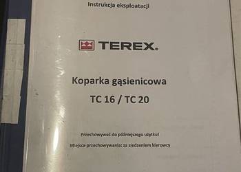 Instrukcja eksploatacji TEREX koparka gąsienicowa TC 16, TC 20