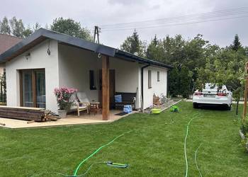 Sprzedam działkę ROD Kajetany z domkiem całorocznym i basenem