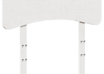 Wezgłowie łóżka białe 75 cm lite drewno sosnowe WM-844798