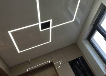 Sufit napinany z oświetleniem LED