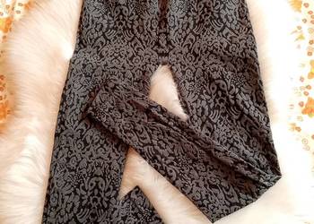 Legginsy z ornamentem gothic style S/M