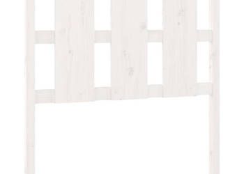 Wezgłowie łóżka białe 955x4x100 cm lite drewno sosnowe WM-817971