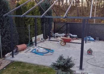 Wiata, zabudowa, zadaszenie