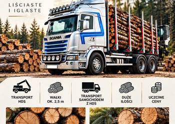 Dostawy drewna opałowego dla firm – transport HDS