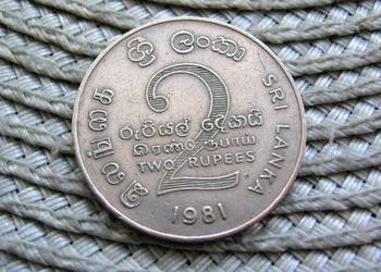 Sri Lanka 2 Rupie 1981r - Zatoka na Rzece Mahaweli