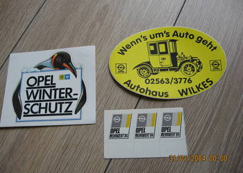 OPEL GM stara naklejka nalepka auto PRL