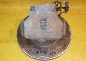 zacisk hamulca przód prawy+tarcza+klocki Audi A4 B5 B6 B7