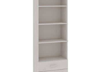 Szafka HAMAR biała 60x35x180 cm lite drewno sosnowe WM-340489