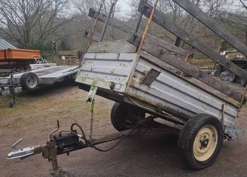 Przyczepka tz4k wywrotka minitraktorek ogrodowy sadowniczy kiper