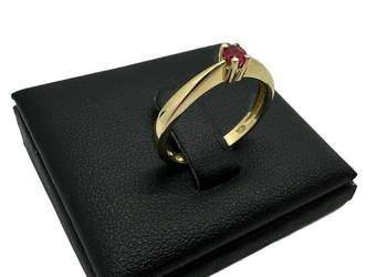 Nowy złoty pierścionek próby 585 - 2,02g (Rozmiar 12)