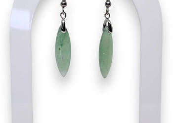 Kolczyki z AWENTURYNU, awenturyn, sopelki #1263