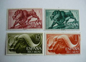 Znaczki Espana Rio Muni