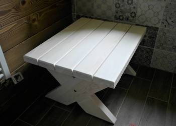 Stoliczek sosnowy kawowy stolik loft lite drewno