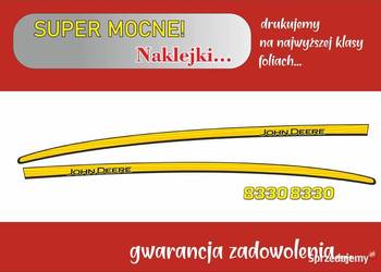 naklejki john deere 8330