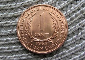 Karaiby 1 Cent 1965r