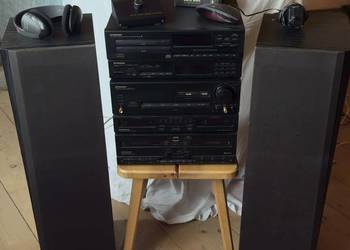 Zestaw Wieża PIONEER + Kolumny DALI + przełącznik audio 4-way+ dodatki