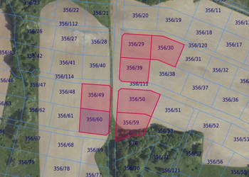 Działki 356/29 i inne w miejscowości Grabowno Wielkie