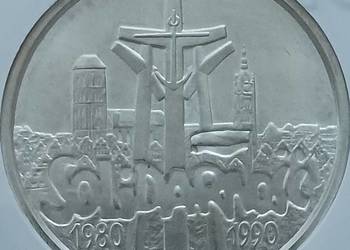 100 000 zł Solidarność 1990 r. TYP "B" - MS-63 - GCN