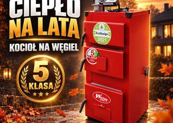 Kocioł piec c.o. 18kW na węgiel do 180m2 5 klasa ecodesign dostawa 0zł