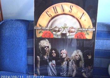 Guns N Roses LOGO - Plakat 60x80 cm + plakat członków zespołu z  gazety