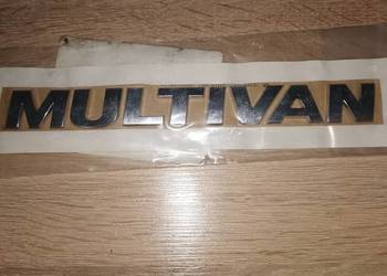 NOWY Emblemat Multivan Volkswagen Oryginał 7E5853687