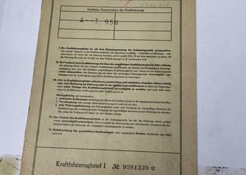 papiery brif hanomag r112 1958r