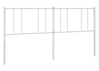 Metalowe wezgłowie białe 180 cm WM-352565