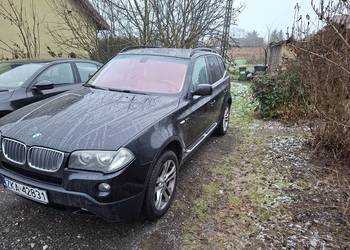 BMW X3 3.0d 4x4, panorama, brązowa skóra, czujnki parkowania
