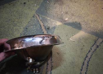 Ramka SHL m06t sygnowana idealny chrom odblask mocowanie żarówki