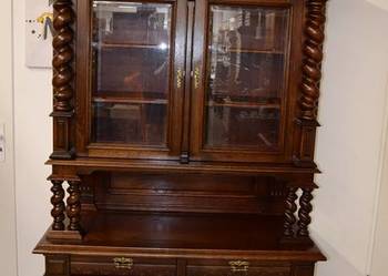 kredens dębowy - meble gdańskie - stan idealny jak nowy