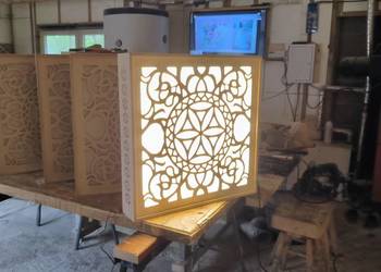 LAMPA SUFITOWA GÓRALSKA 60 × 60 CM – STYL ZAKOPIAŃSKI