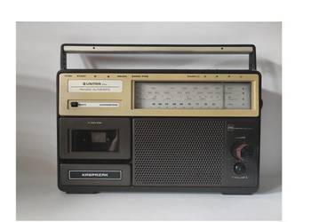 Radiomagnetofon tranzystor odbiornik radio przenośne retro Unitra ZRK Kaspr