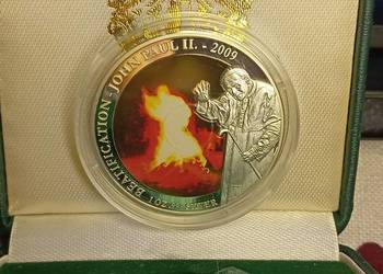 2 2000 szt-Wyjątkowa moneta 5 dolarów - Cud Beatyfikacja JPII